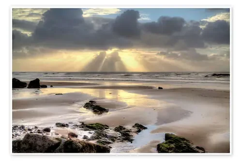 Amroth beach sunrise de Simon West