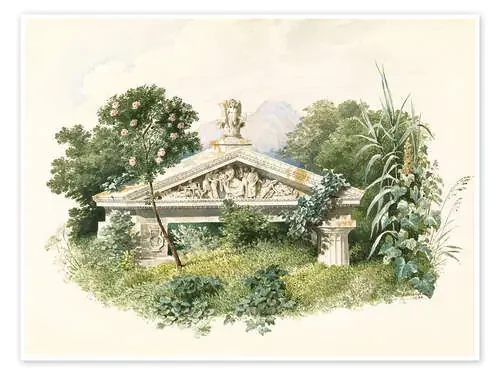 An Overgrown Doric Building de Karl Friedrich Schinkel Master Collection