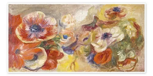 anemones de Pierre-Auguste Renoir Master Collection