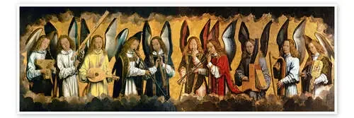 Ángeles músicos de Hans Memling Master Collection