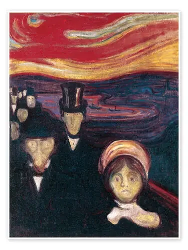 Angst de Edvard Munch Bridgeman Images