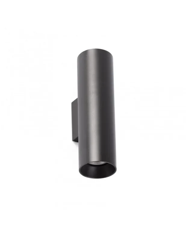 Aplique 2 Luces de Aluminio Negro