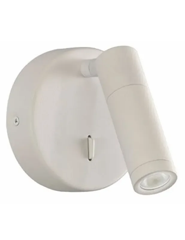 Aplique Circular Blanco Led Bombilla Desmontable