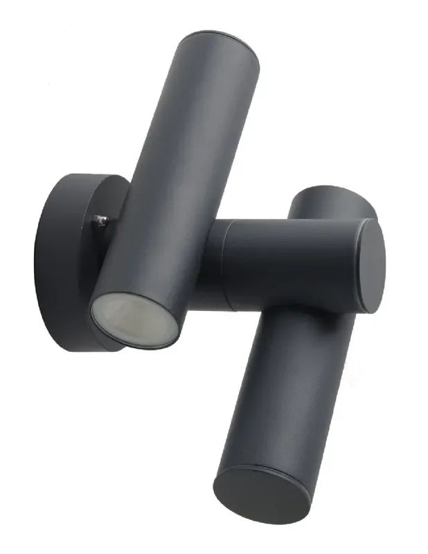 Aplique De Exterior Led 2 Luces Orientables
