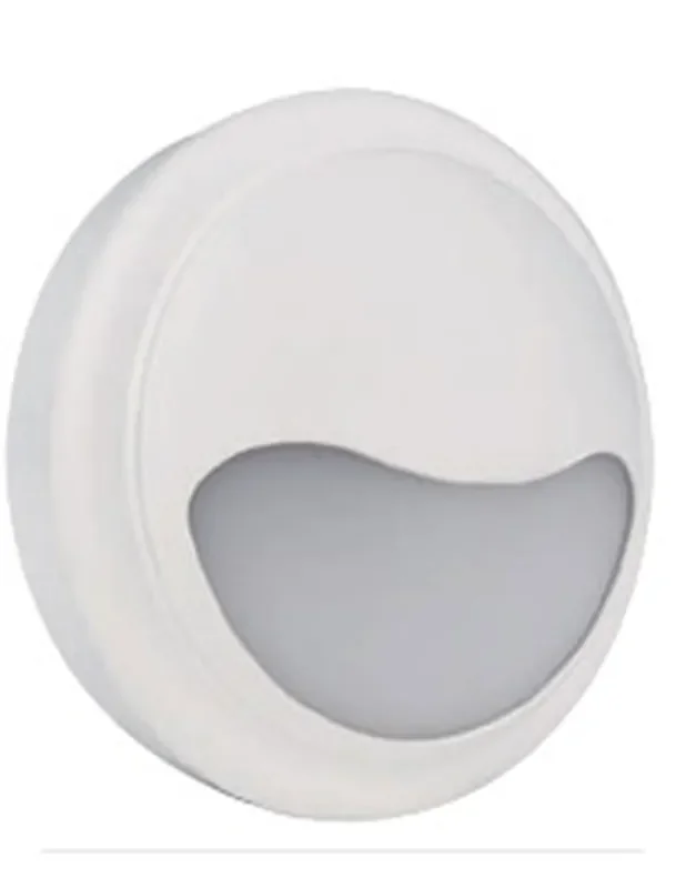 Aplique de Exterior Redondo Led Blanco IP65