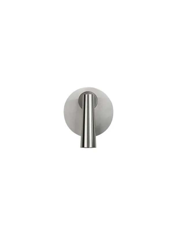 Aplique LED Base Redonda Níquel Satinado