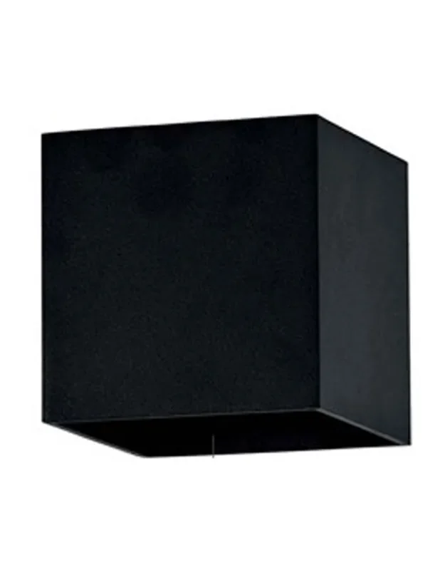 Aplique Moderno Negro Bombilla Reemplazable