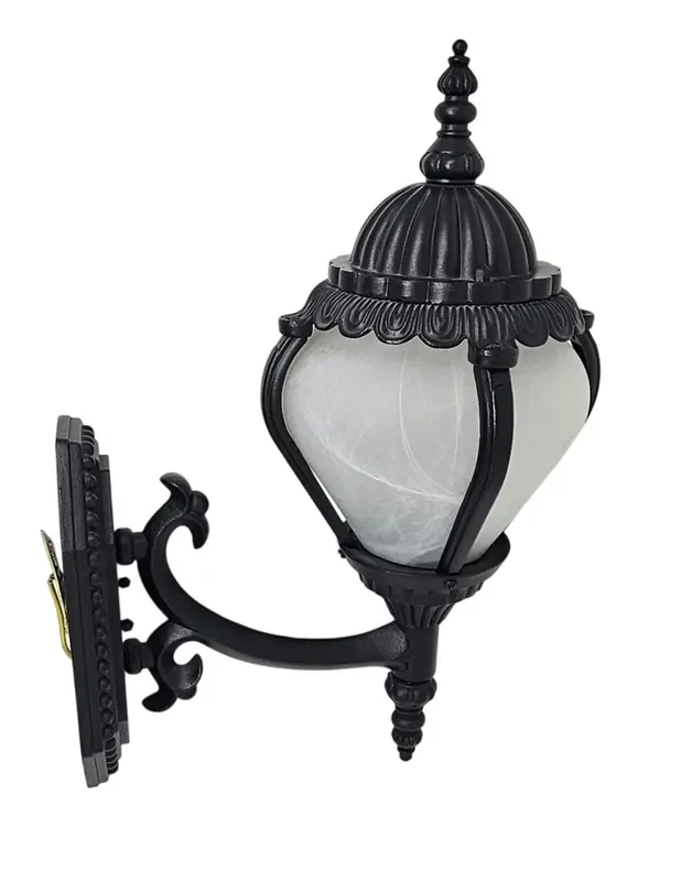 Aplique Oferta Negro Aluminio Exterior