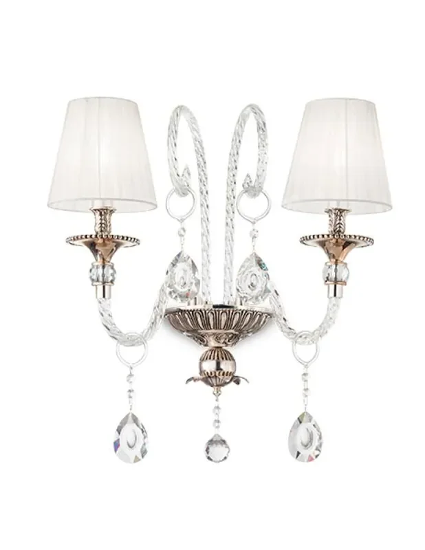 Aplique Romantik Metal y Cristal