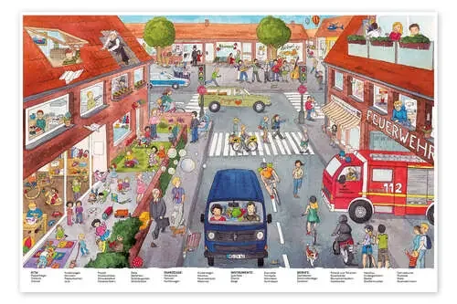 Aprende y ríe en la ciuedad (alemán) de Katherina Lindenblatt