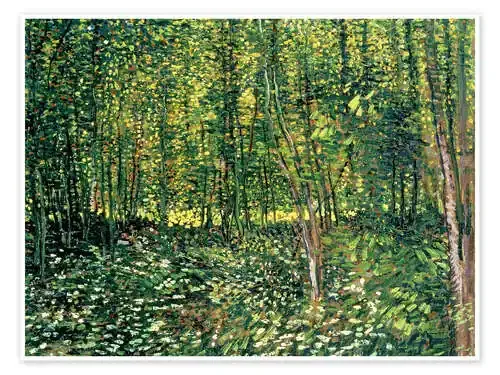 Árboles y madera de Vincent van Gogh Bridgeman Images