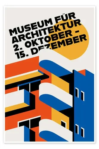 Architecture Museum de Bo Lundberg Exhibition Posters