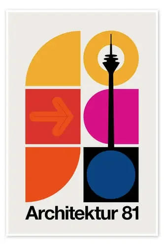 Architektur 81 de Bo Lundberg Exhibition Posters
