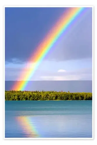 Arcoiris en el lago Naknek de Jerry Ginsberg Danita Delimont