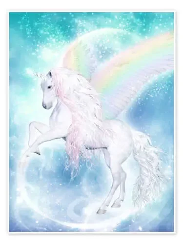Arcoíris Unicornio Pegaso de Dolphins DreamDesign
