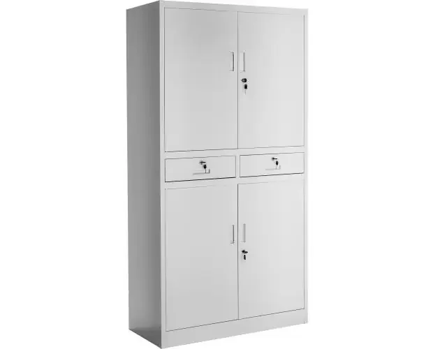 Armario archivador cosmo con 2 cajones, 40 x 80 x 180 cm, gris | Brico Depôt Top Qualità