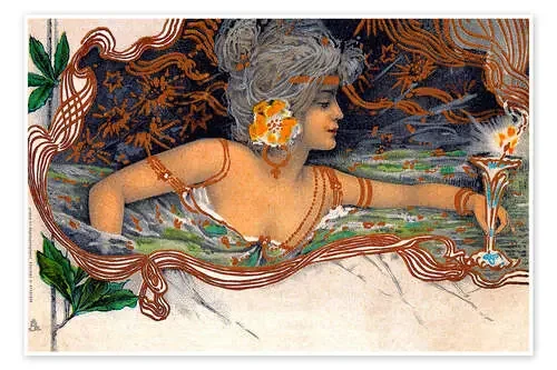 Art Deco, Cocktail Lady de Eva Daniell Master Collection