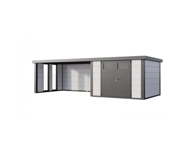 Artigianale Caseta jardin nh9 c apoyo xl e ventanas a izquierda | blanco | novo habitat | Brico Depôt