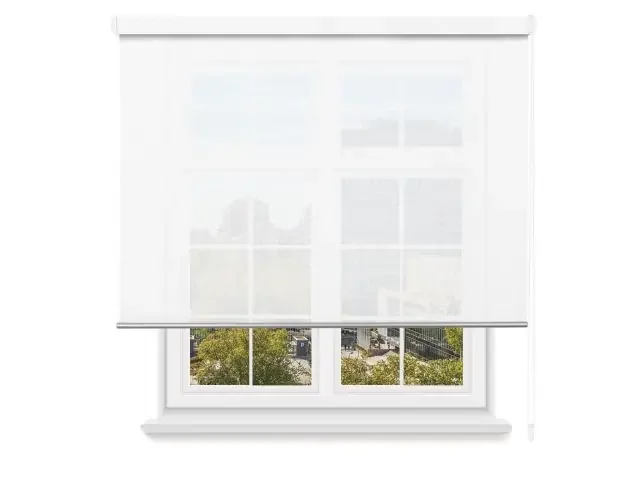 Artigianale Estor enrollable screen apertura 5% (120x200cm, blanco)-home mercury | Brico Depôt