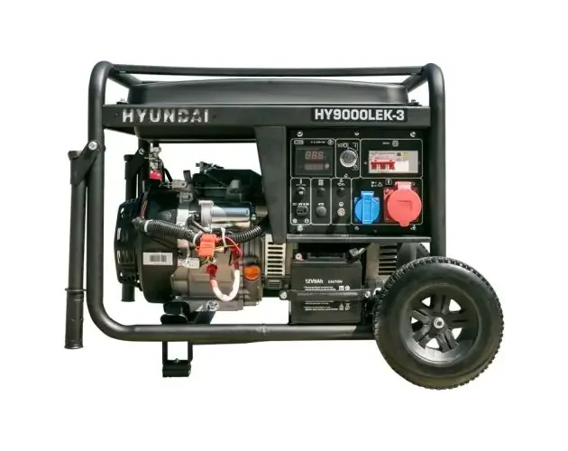 Artigianale Hyundai hy9000lek-3r generador gasolina (trifásico) | Brico Depôt