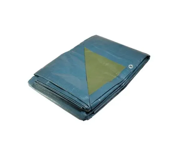 Artigianale Lona de jardín 4 x 5 m azul y verde impermeable polietileno 150g/m² | Brico Depôt