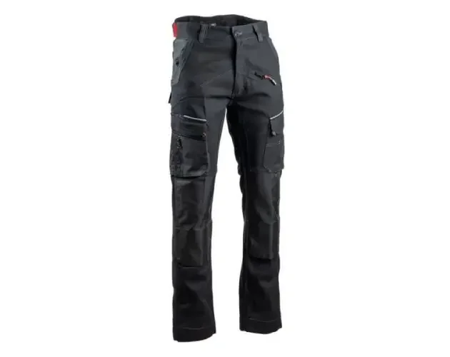Artigianale Pantalón de trabajo cortex – lma – negro – refuerzos oxford – multibolsillo | Brico Depôt