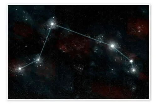 Artist‘s depiction of the constellation Aries the Ram. de Marc Ward Stocktrek Images