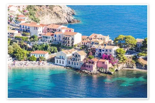 Assos on Kefalonia island, Greece de Matteo Colombo