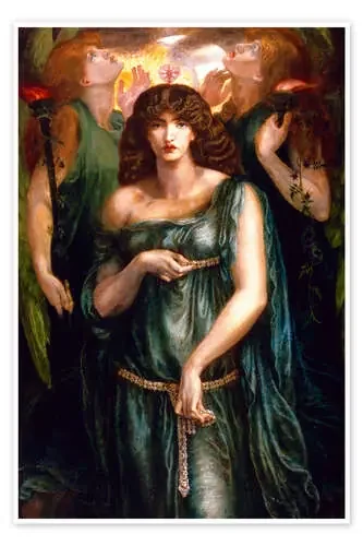 Astarté de Dante Charles Gabriel Rossetti Master Collection