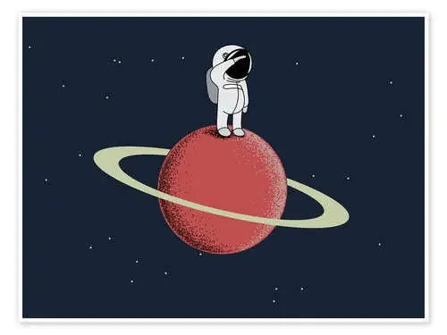 Astronauta en Saturno de Kidz Collection Editors Choice