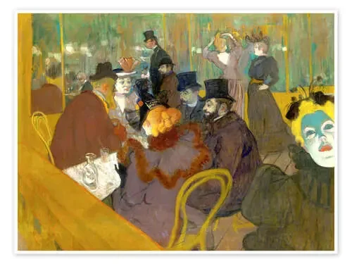 At the cabaret de Henri de Toulouse-Lautrec Master Collection