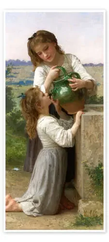 At The Fountain, 1897 de William Adolphe Bouguereau Master Collection