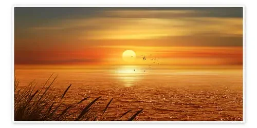 Atardecer en el océano de Monika Jüngling