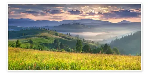Atardecer en las montañas Editors Choice