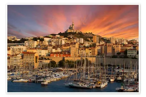 Atardecer en Marsella de Vincent Xeridat