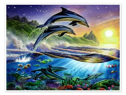 Atlantic dolphins de Adrian Chesterman MGL Licensing
