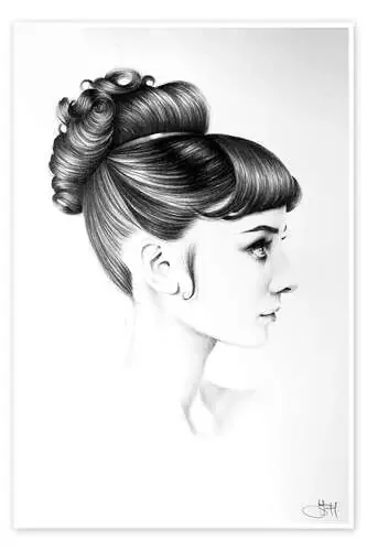Audrey Hepburn III de Ileana Hunter