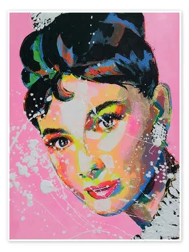Audrey Hepburn rose de Marie-Armelle Borel