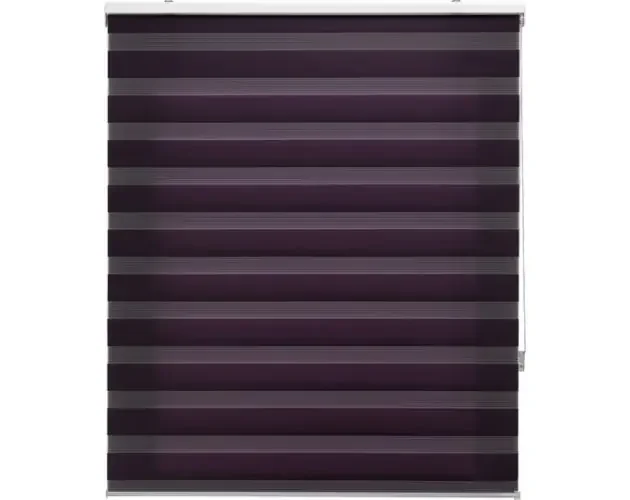 Autentico Estor enrollable noche y día 105×250 violeta | Brico Depôt