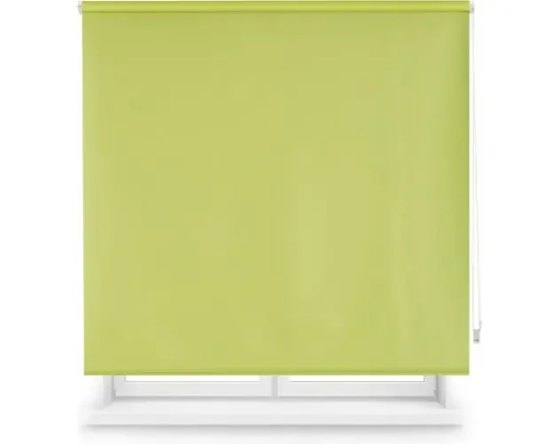 Autentico Estor opaco enrollable premium 105×165 verde | Brico Depôt