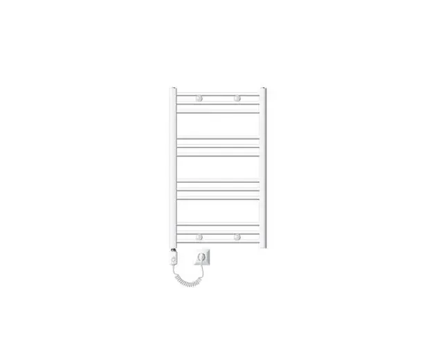 Autentico Radiador eléctrico de baño con resistencia 300w 600×800 mm blanco recto | Brico Depôt