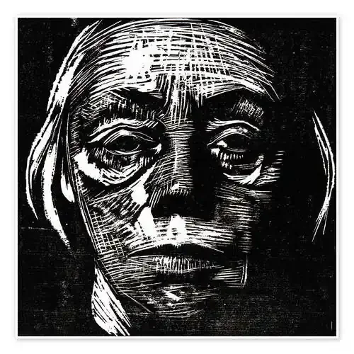 Autorretrato, 1923 de Käthe Kollwitz Master Collection