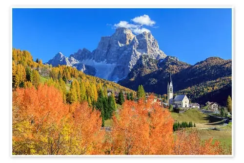 Autumn colors Monte Pelmo Dolomites Italy de Roberto Sysa Moiola