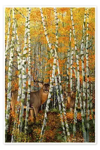 Autumn stags de Graeme Stevenson MGL Licensing