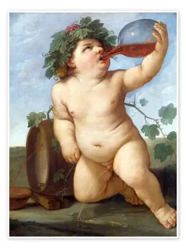 Baco bebiendo de Guido Reni Master Collection