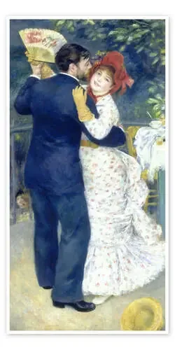 Bailando en la campiña de Pierre-Auguste Renoir Master Collection