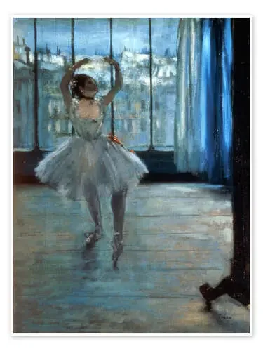Bailarina en frente de la ventana de Edgar Degas Bridgeman Images