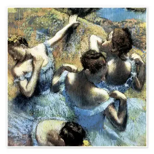 Bailarinas en azul de Edgar Degas Everett Collection