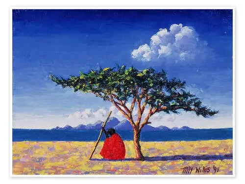 Bajo el árbol de acacia, 1991. de Tilly Willis Bridgeman Images