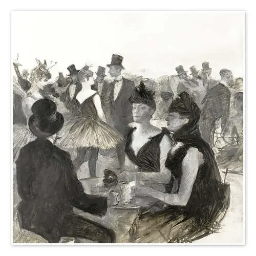 Ball masqué de Henri de Toulouse-Lautrec Master Collection